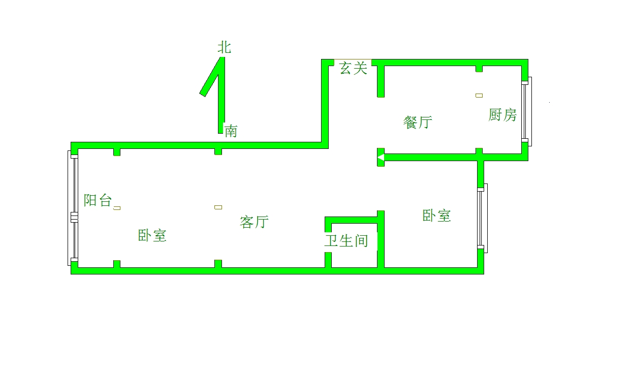 邯山南大街112号院  4室2厅2卫   75.00万