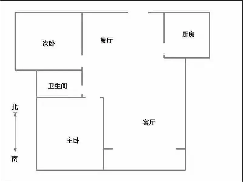 春风小区  2室2厅1卫   84.00万室内图