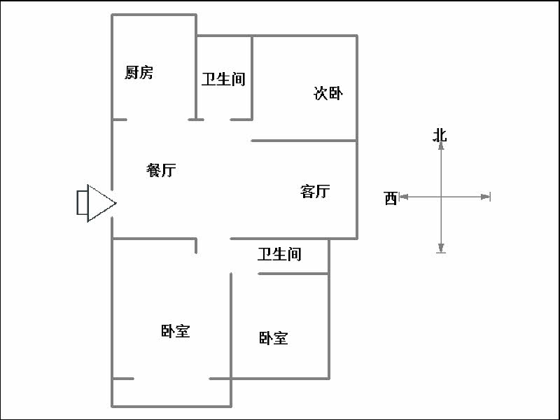 拉德芳斯北区（世嘉名苑2号院）  3室2厅2卫   130.00万