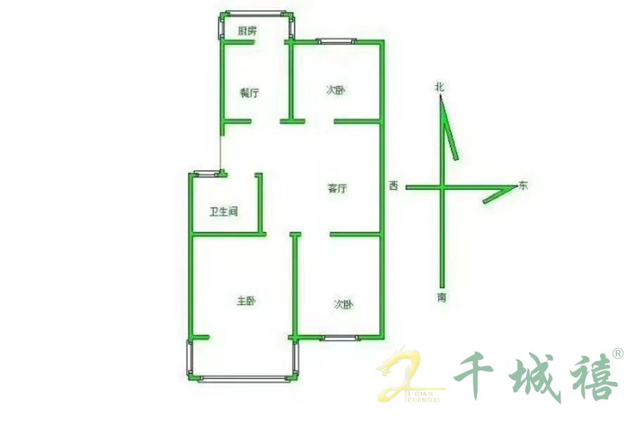 广厦小区  3室2厅1卫   93.00万室内图