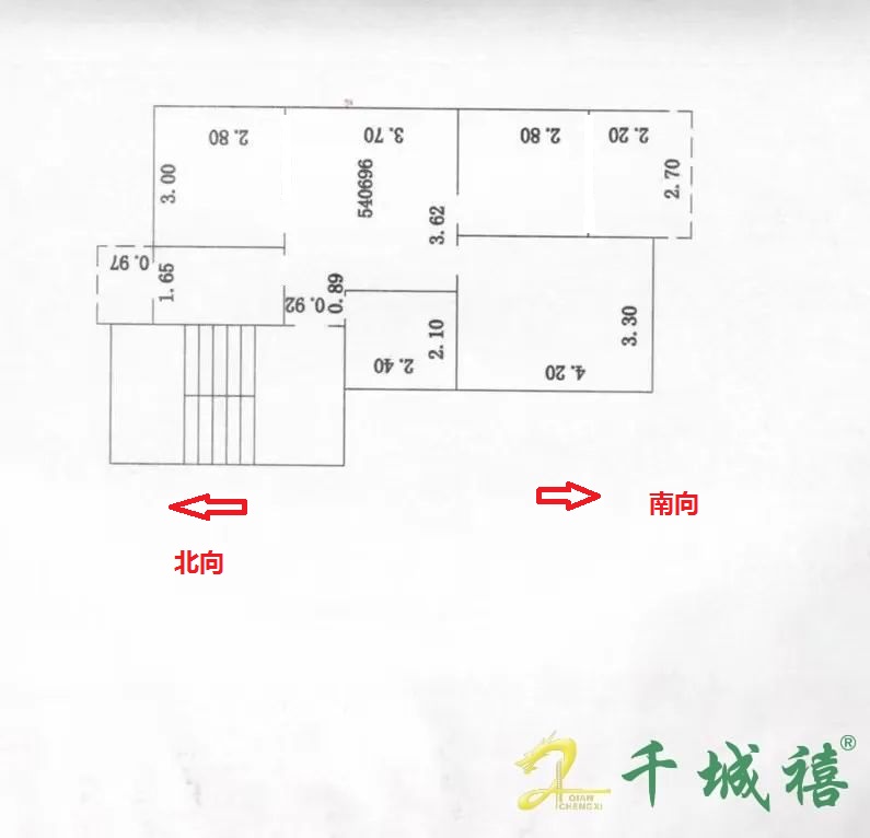 罗三生活区  3室1厅1卫   53.00万户型图