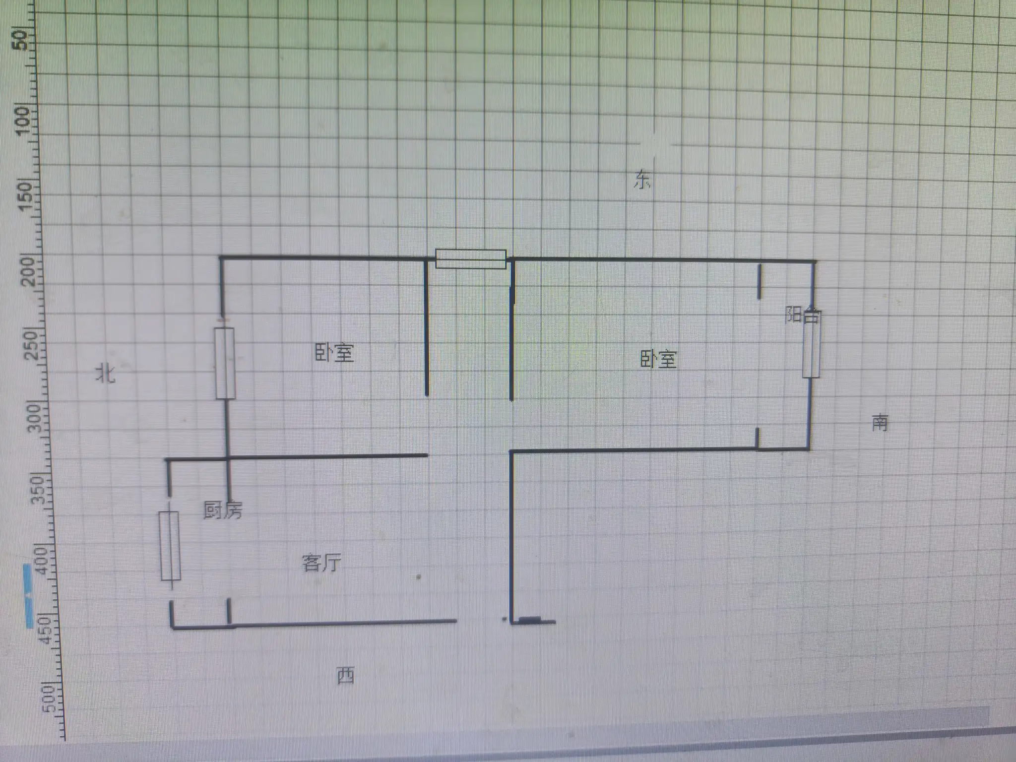 南苑小区（学院北路85号院）  2室2厅1卫   47.00万室内图