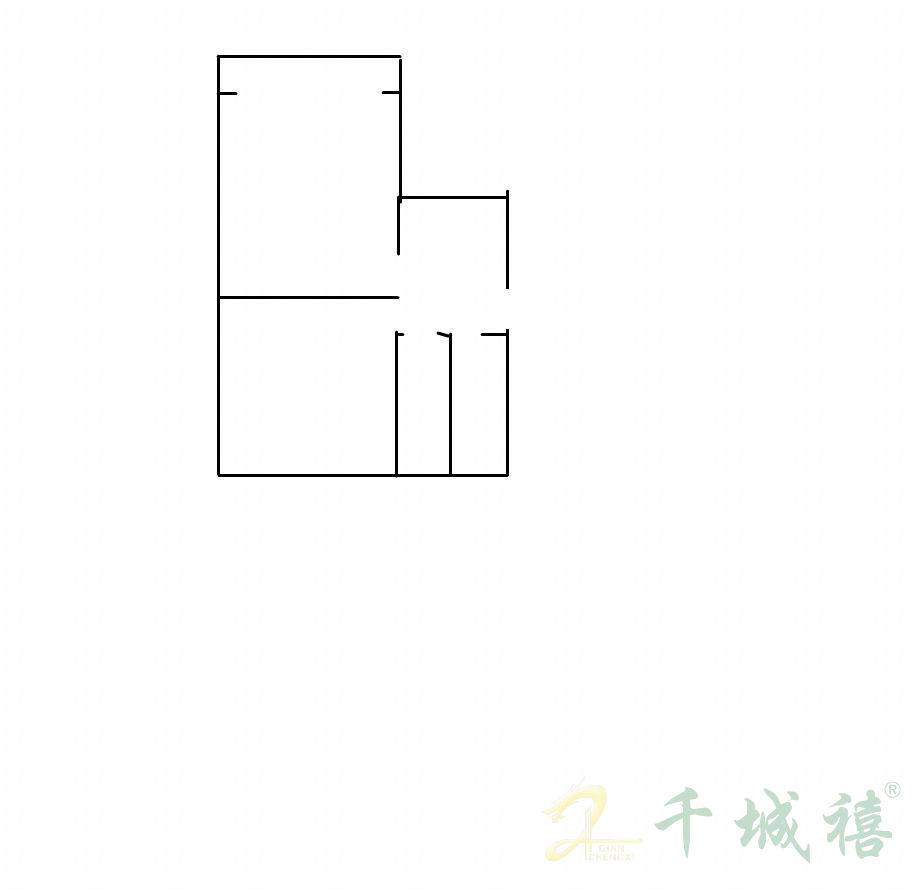 漳苑小区  2室1厅1卫   35.00万户型图