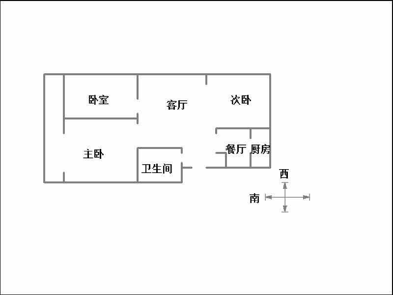 祥和园  3室2厅1卫   100.00万室内图