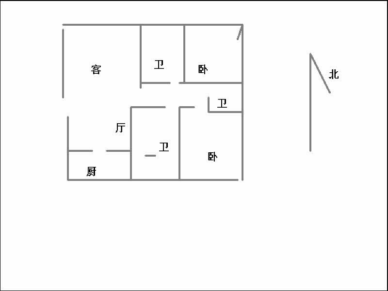 创鑫五期(阳光领地)（东柳东街89号）  3室2厅2卫   150.00万室内图