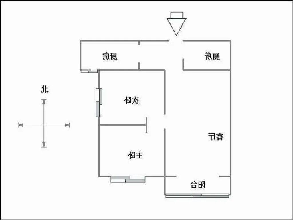 圣水湖畔  2室2厅1卫   82.00万室内图