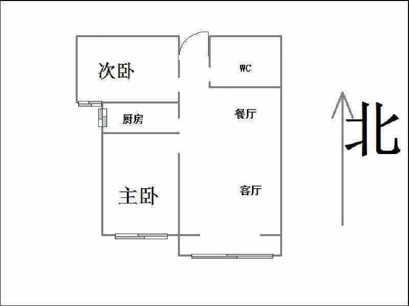 赵都新城揽和园  2室2厅1卫   1700.00元/月室内图