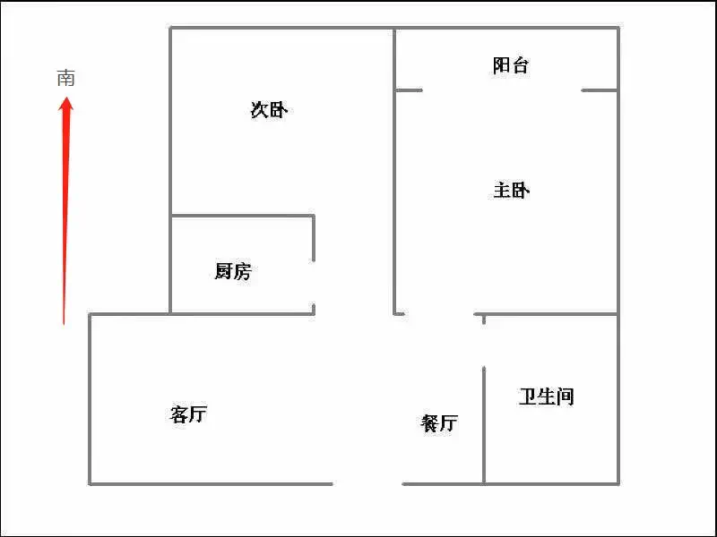 春风小区  2室2厅1卫   92.00万