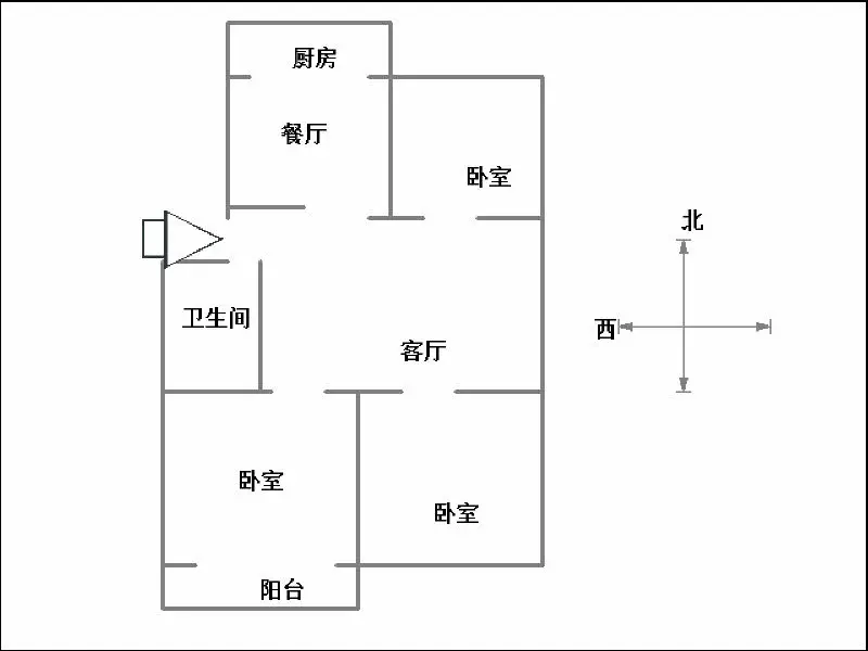 滏山花园  3室2厅1卫   145.00万室内图