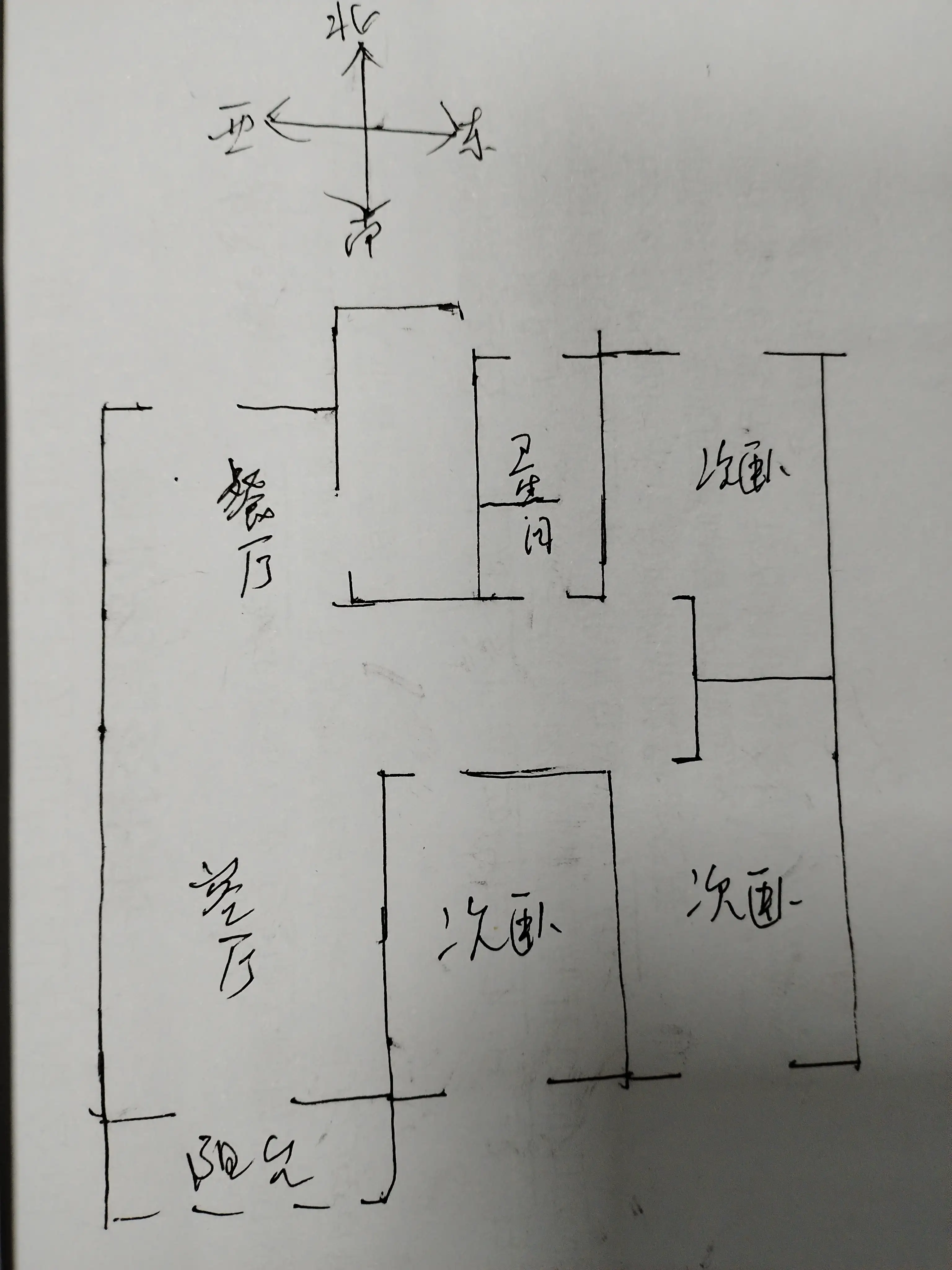 荣景园  3室2厅1卫   80.00万室内图