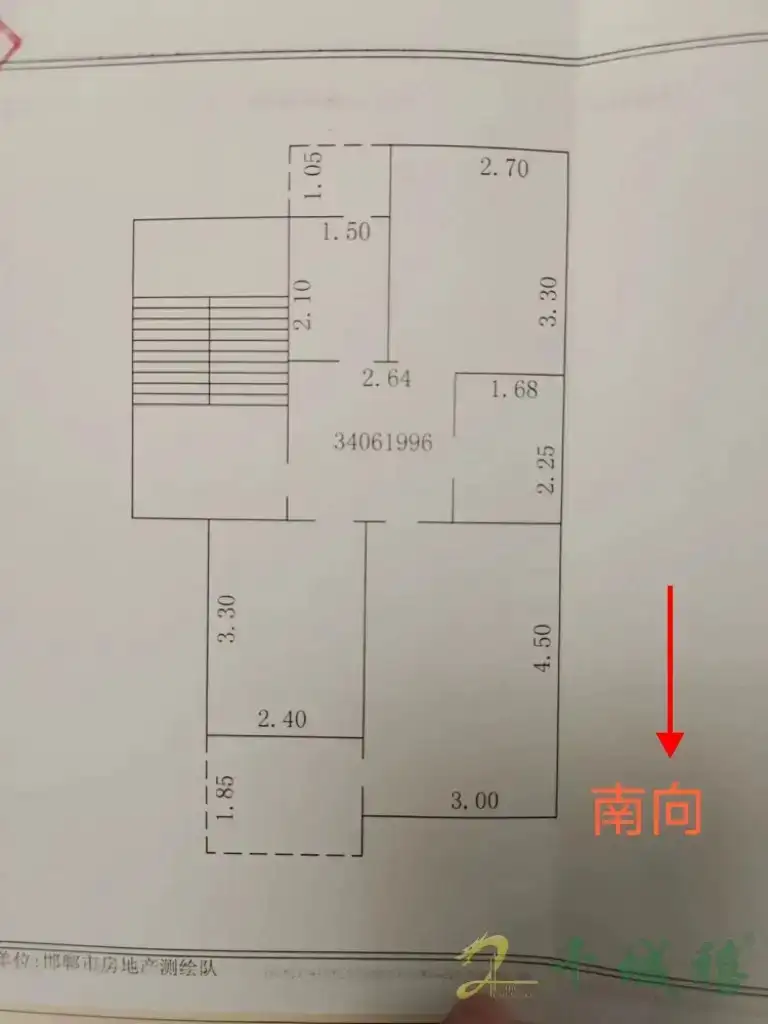 邯钢罗二生活区  3室1厅1卫   1200.00元/月户型图