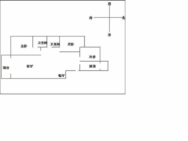 绿树林枫  3室2厅2卫   136.00万户型图