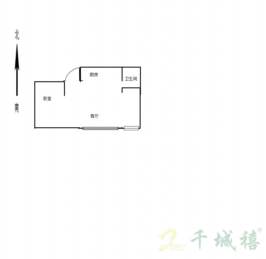 书香门邸  1室1厅1卫   60.00万