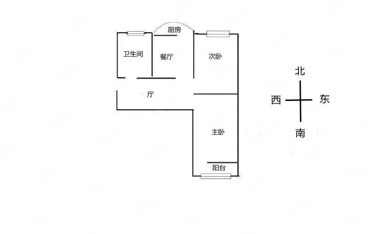 交通局59号院  2室1厅1卫   49.00万