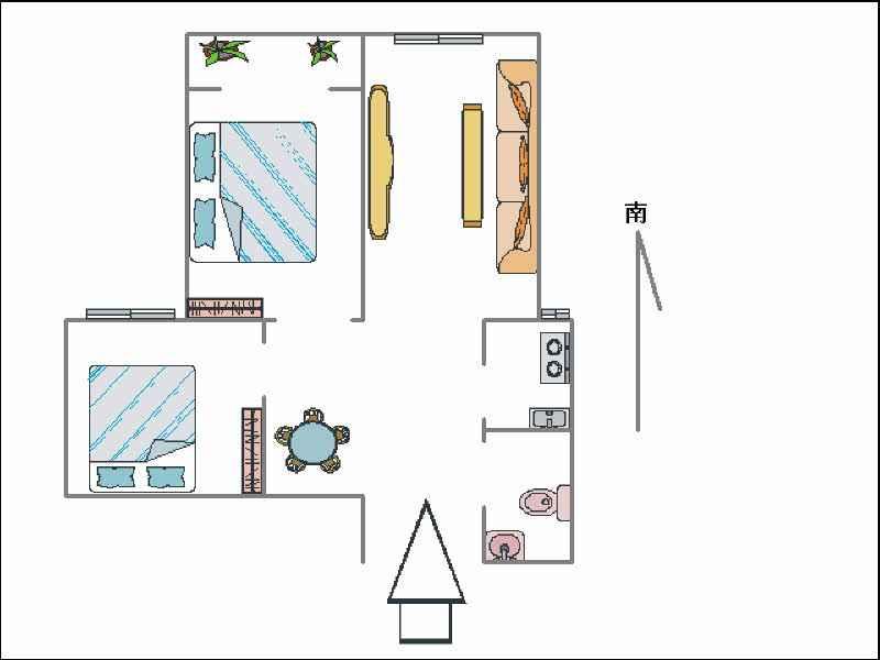 春风小区  2室2厅1卫   95.00万