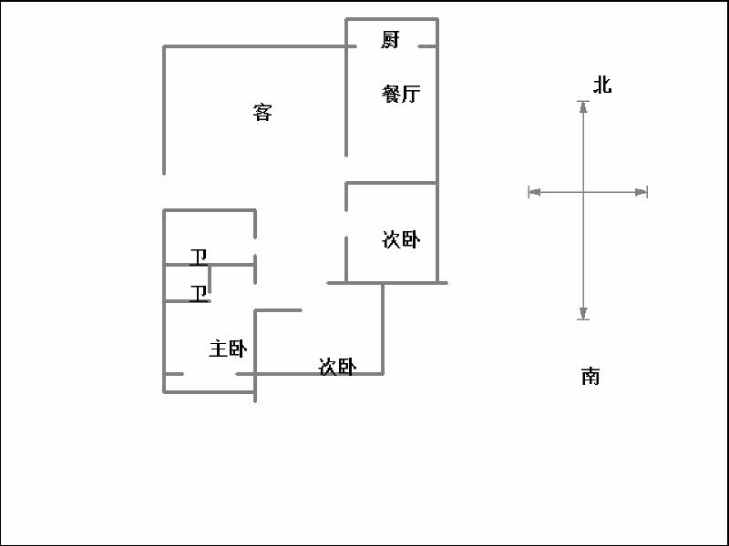 苹果怡园  3室2厅2卫   115.00万室内图