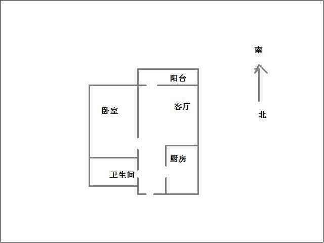 罗城头4号院  2室1厅1卫   33.00万室内图1