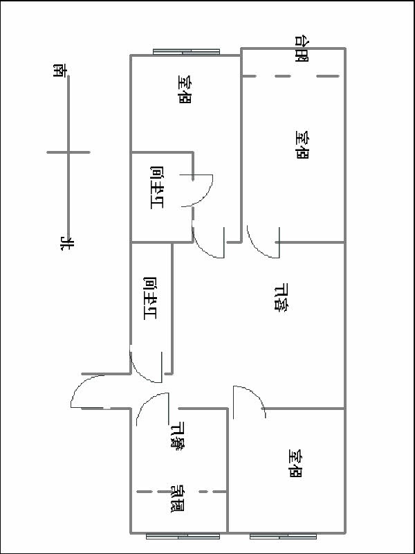 华信集团家属院  3室2厅2卫   1400.00元/月