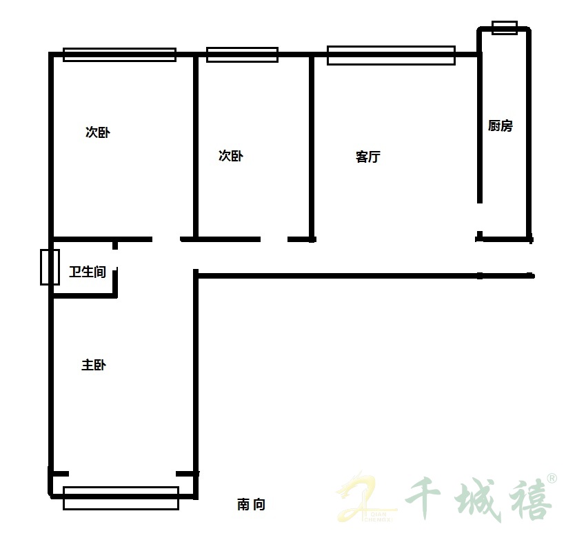 开元小区  3室1厅1卫   115.00万