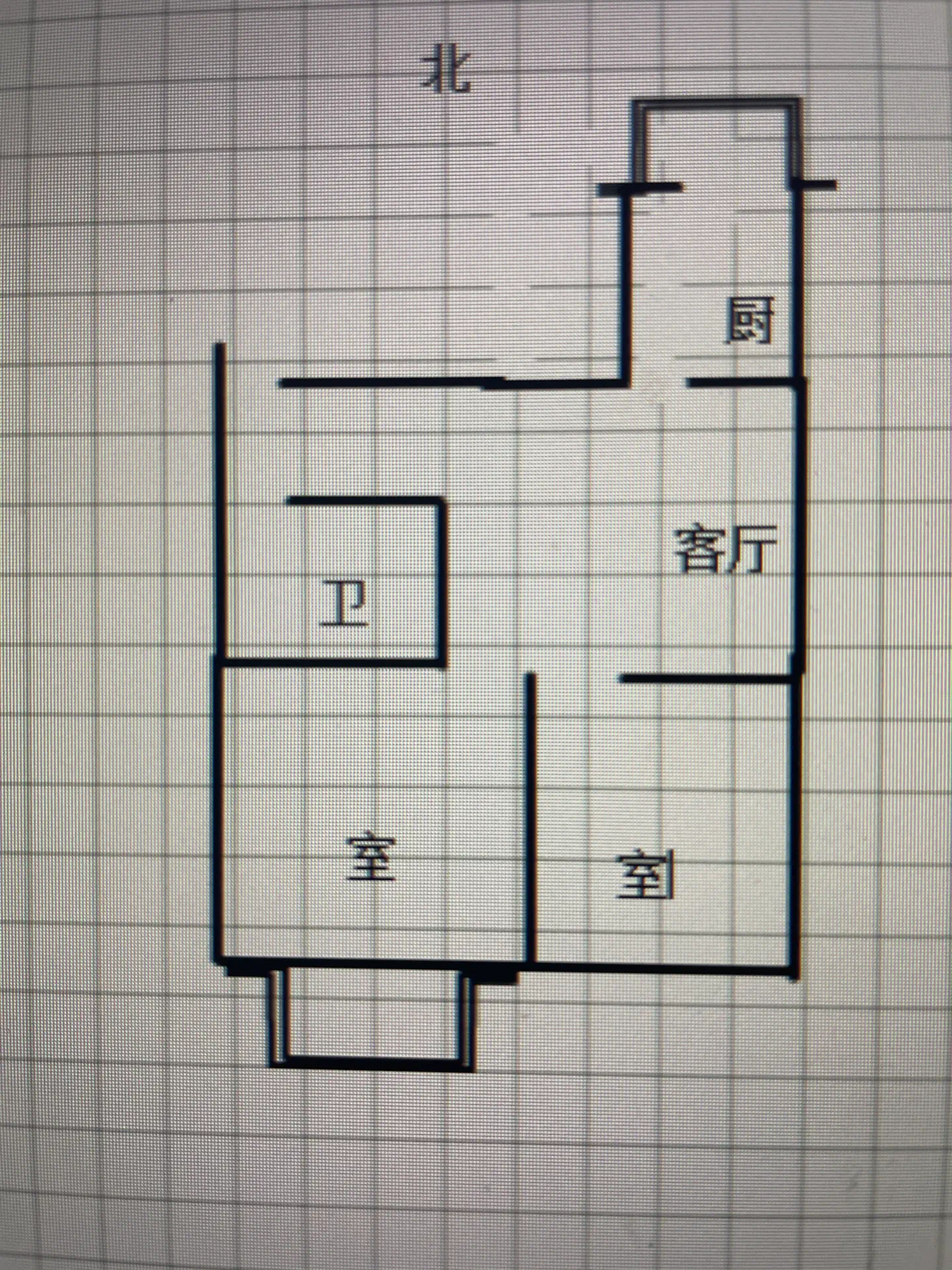 光明小区40号院  2室2厅1卫   72.00万室内图1