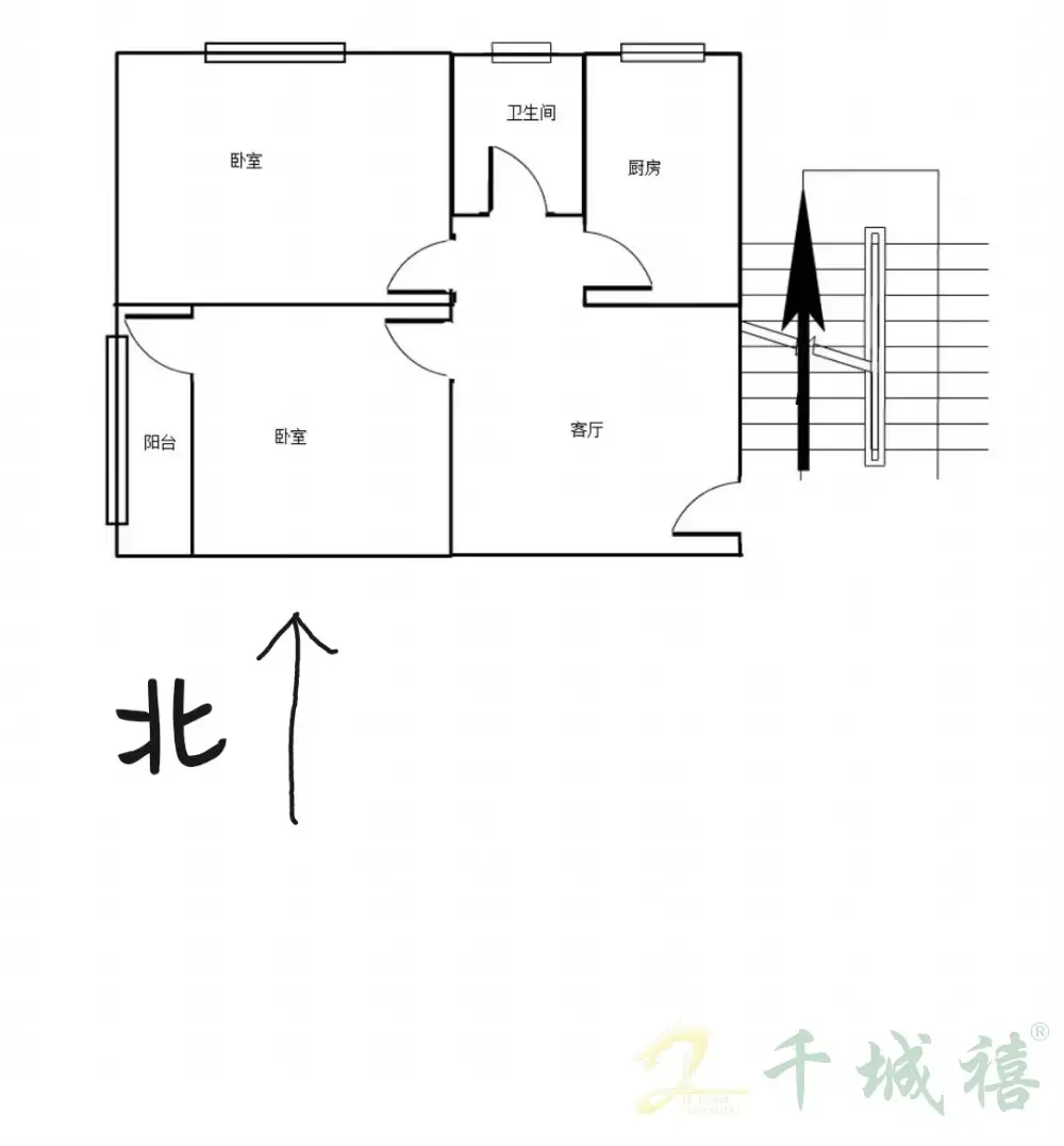 开元小区  2室1厅1卫   46.00万室内图