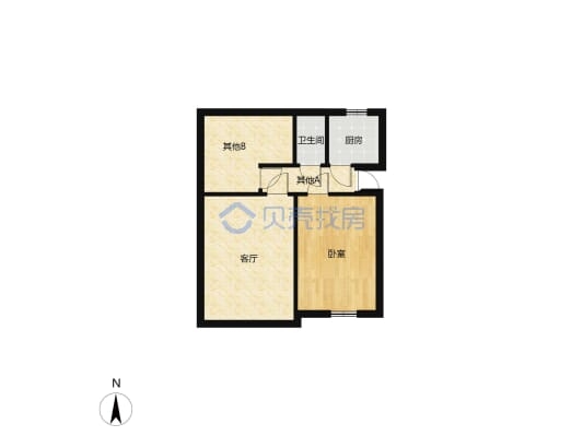 建峰小区  2室1厅1卫   46.00万室内图