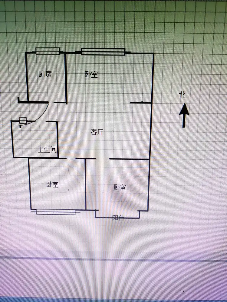 罗三生活区  3室2厅1卫   80.00万