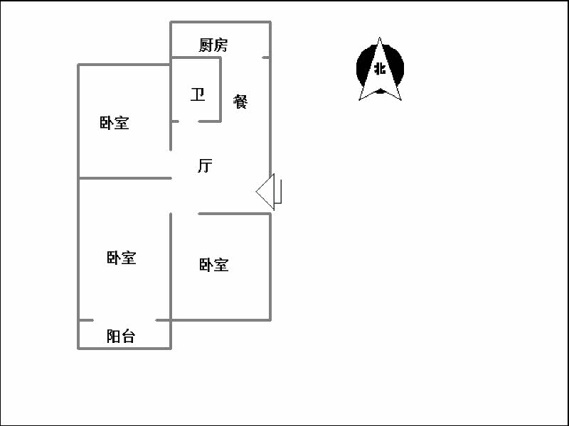 棉三小区  3室1厅1卫   75.00万