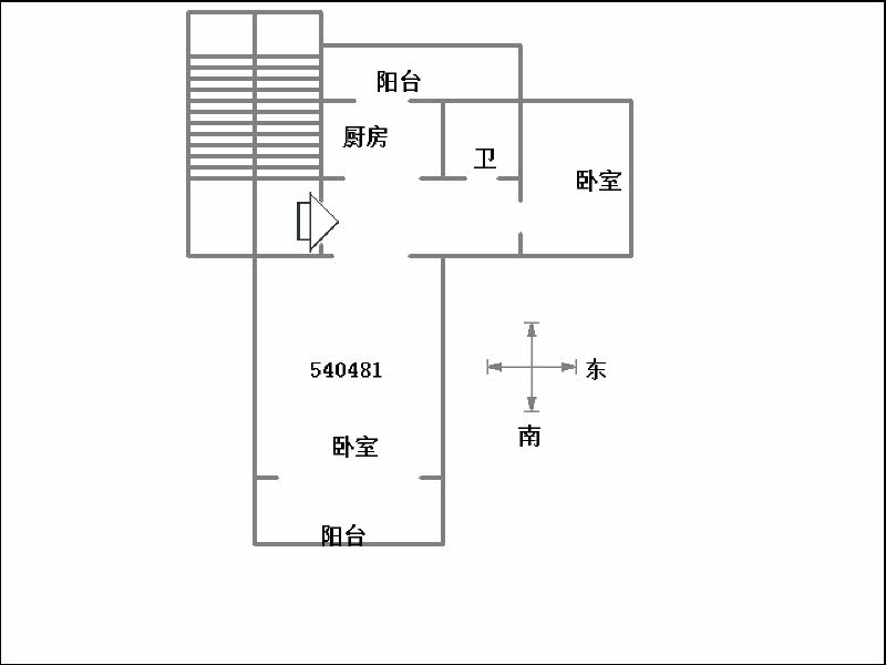 和平东小区（和平路391号院）  2室1厅1卫   36.00万室内图