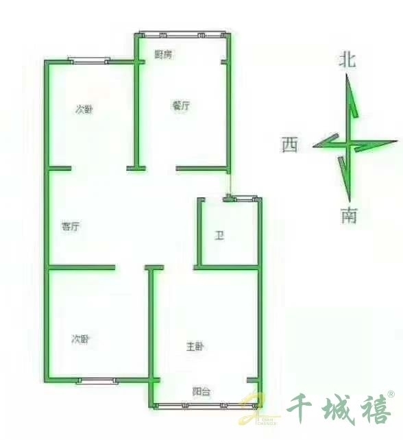 邯钢九四院  3室1厅1卫   39.00万室内图1