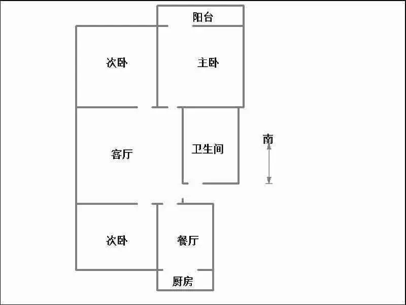 桃园小区  3室2厅1卫   98.00万