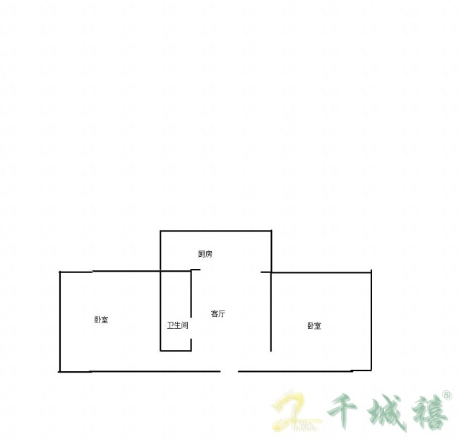 华冶北苑（岭南路23号）  2室1厅1卫   35.00万