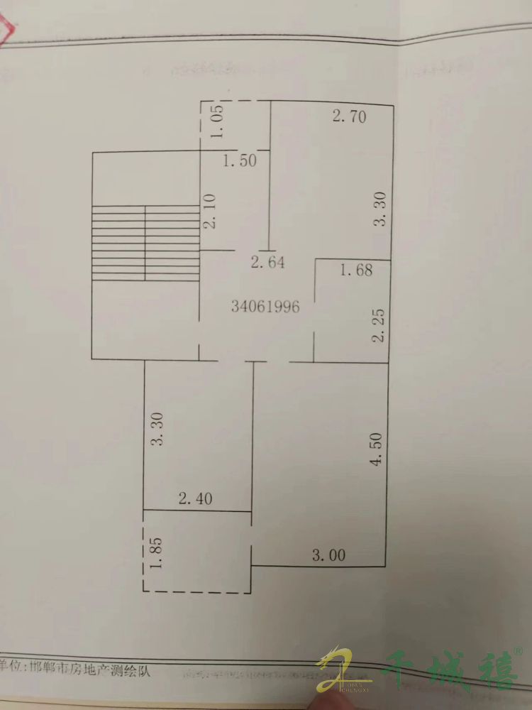 邯钢罗二生活区  3室1厅1卫   60.00万户型图