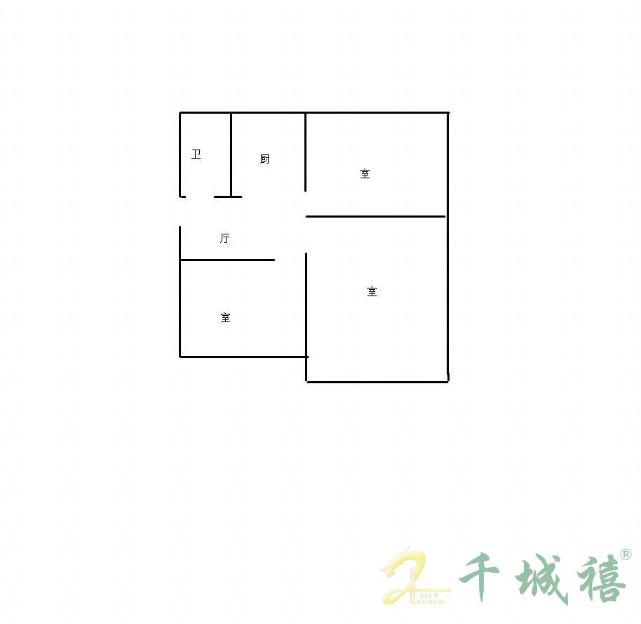 罗城头5号院  3室1厅1卫   63.00万室内图