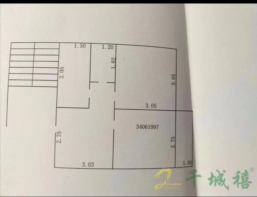 开元小区  2室1厅1卫   36.00万户型图