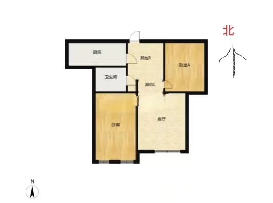 站南旺角  2室2厅1卫   93.00万