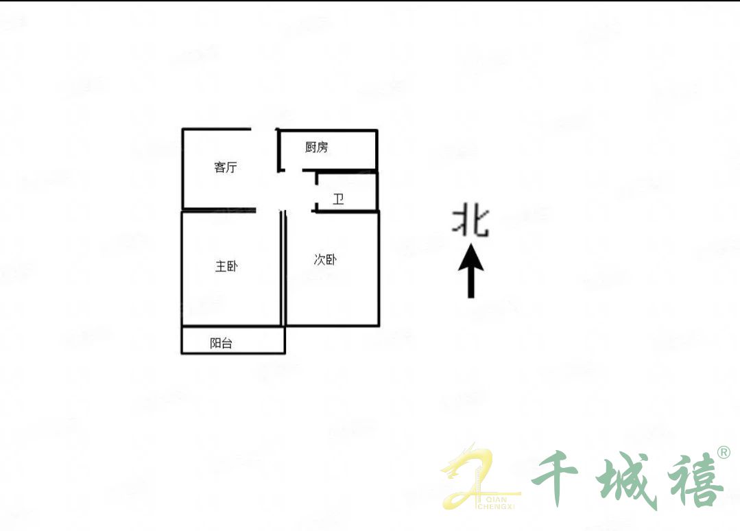 开元小区  2室1厅1卫   33.00万室内图