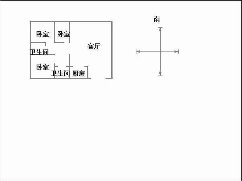 国瑞瑞城（瑞城嘉园）  3室2厅2卫   155.00万室内图