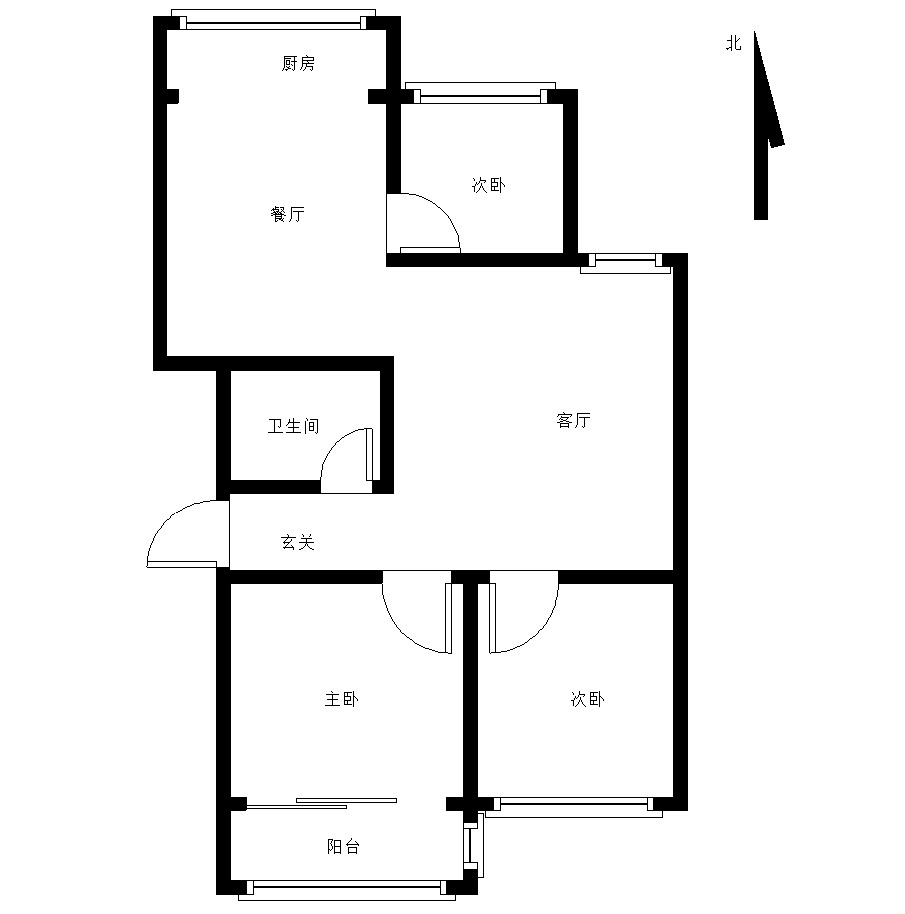 农机小区  3室2厅1卫   90.00万