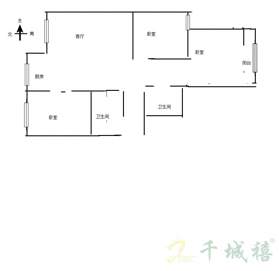 和畅花园  3室2厅2卫   142.00万