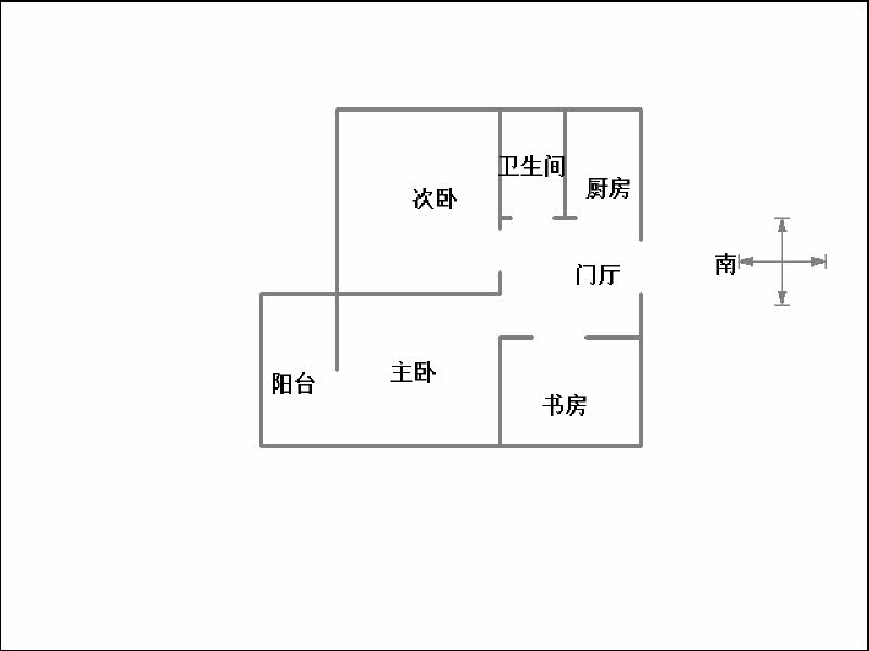 劳动路8号院  2室1厅1卫   700.00元/月室内图