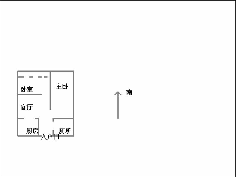 光明街181号院  2室1厅1卫   36.00万室内图