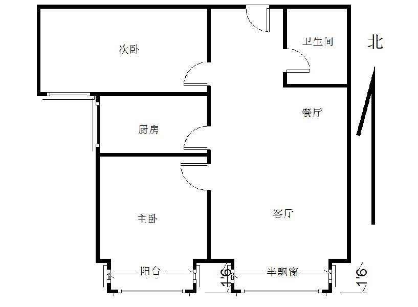 赵都新城金和园  2室2厅1卫   90.00万户型图