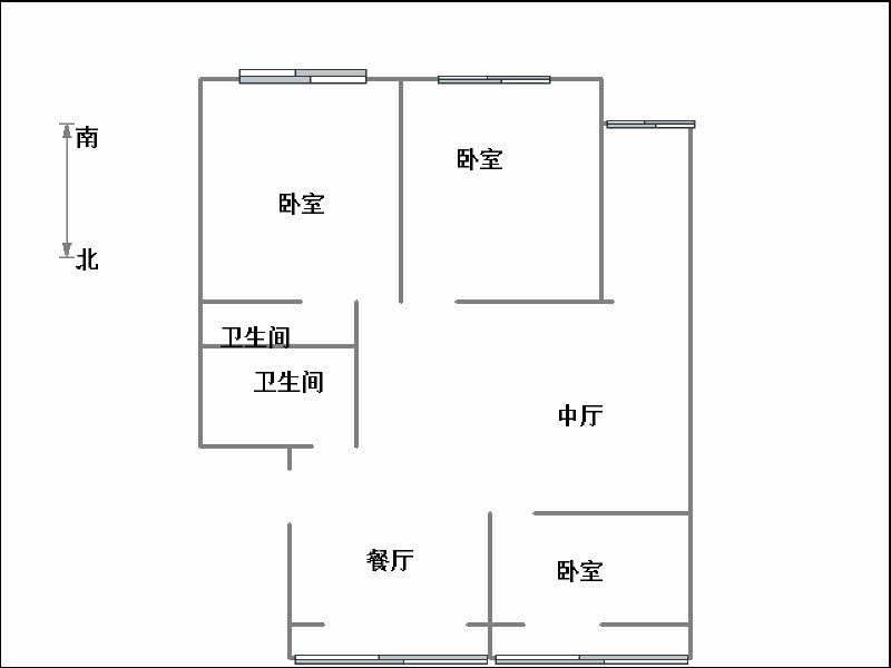 明珠花园A区  3室2厅2卫   145.00万