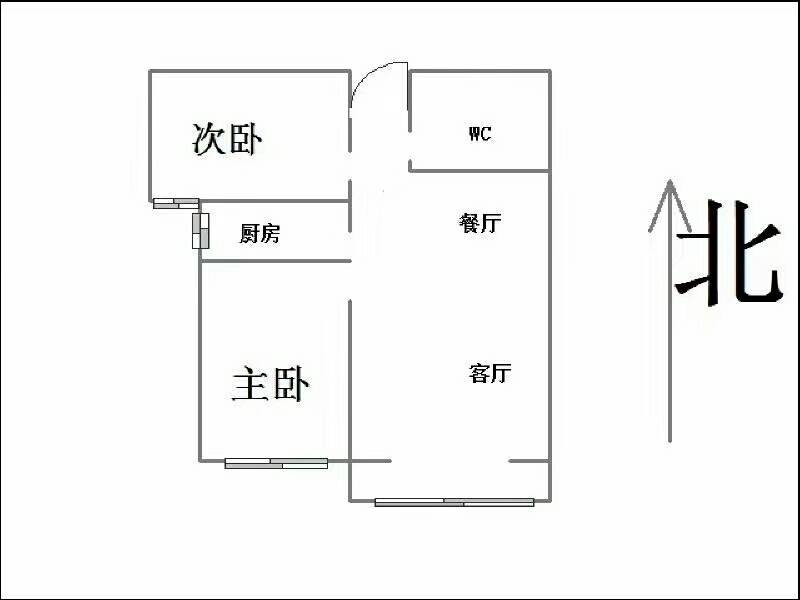 御府天城（稽山御府天城东院）  2室2厅1卫   83.00万室内图