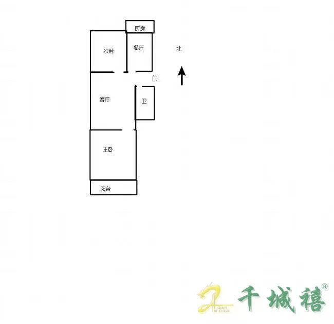 开元小区  2室2厅1卫   49.00万室内图1