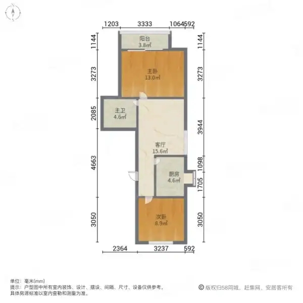 绿德源小区  2室1厅1卫   70.00万