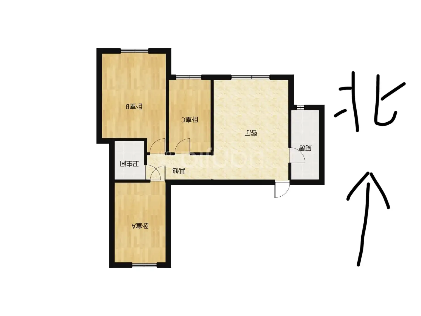 华浩广星源  3室2厅1卫   82.00万