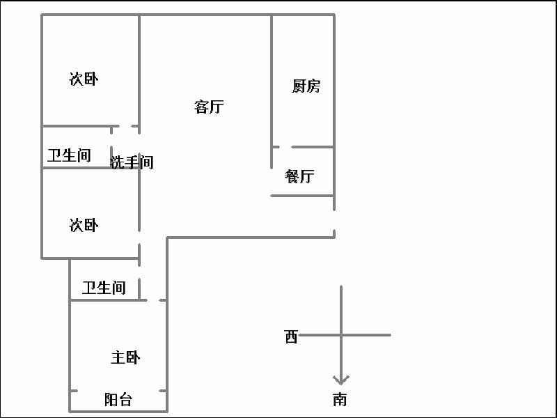 创鑫四期（创鑫华城）  3室2厅2卫   155.00万