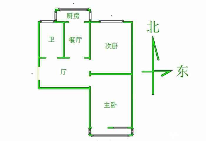 和平东小区（和平路391号院）  2室1厅1卫   65.00万